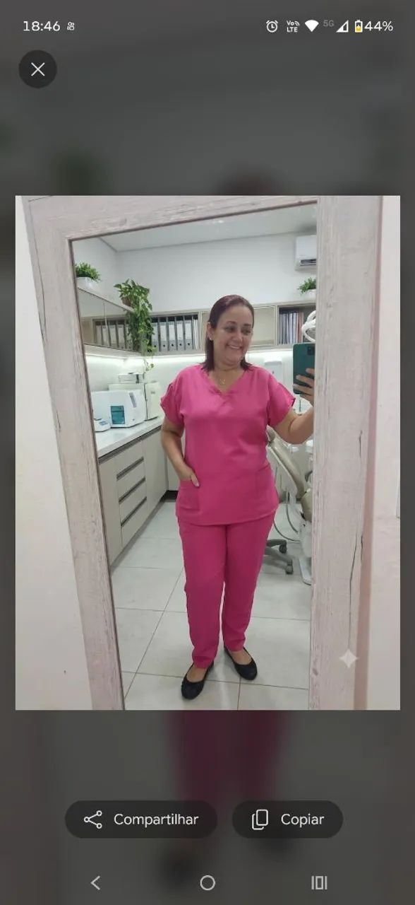 Pijama hospitalar em gabardine  - Foto 5