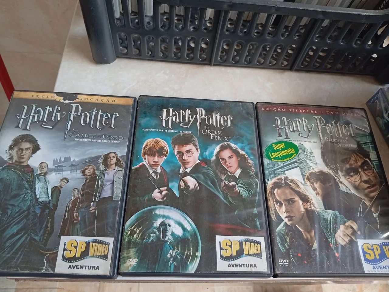 Coleção Harry Potter em DVD original 