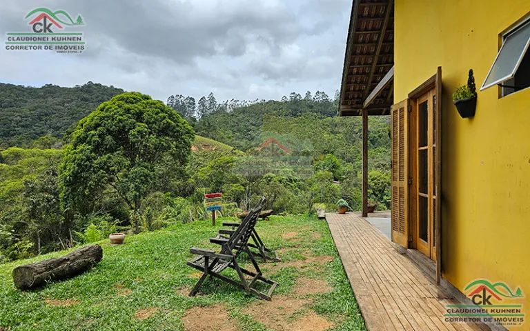 Sítio com casa 03 quartos em Águas Mornas - Foto 2