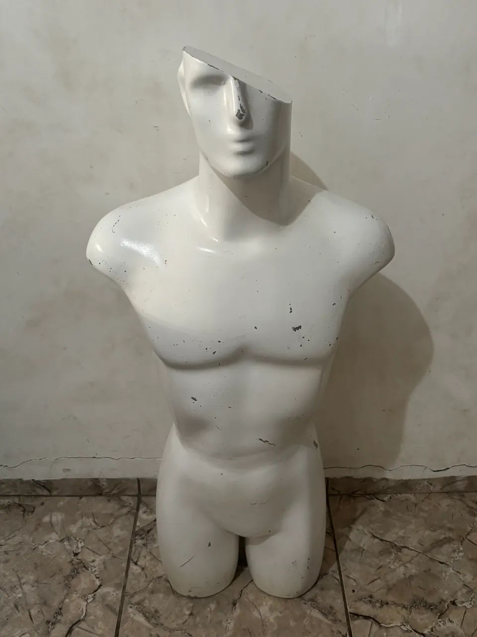 Manequim masculino meia perna fibra