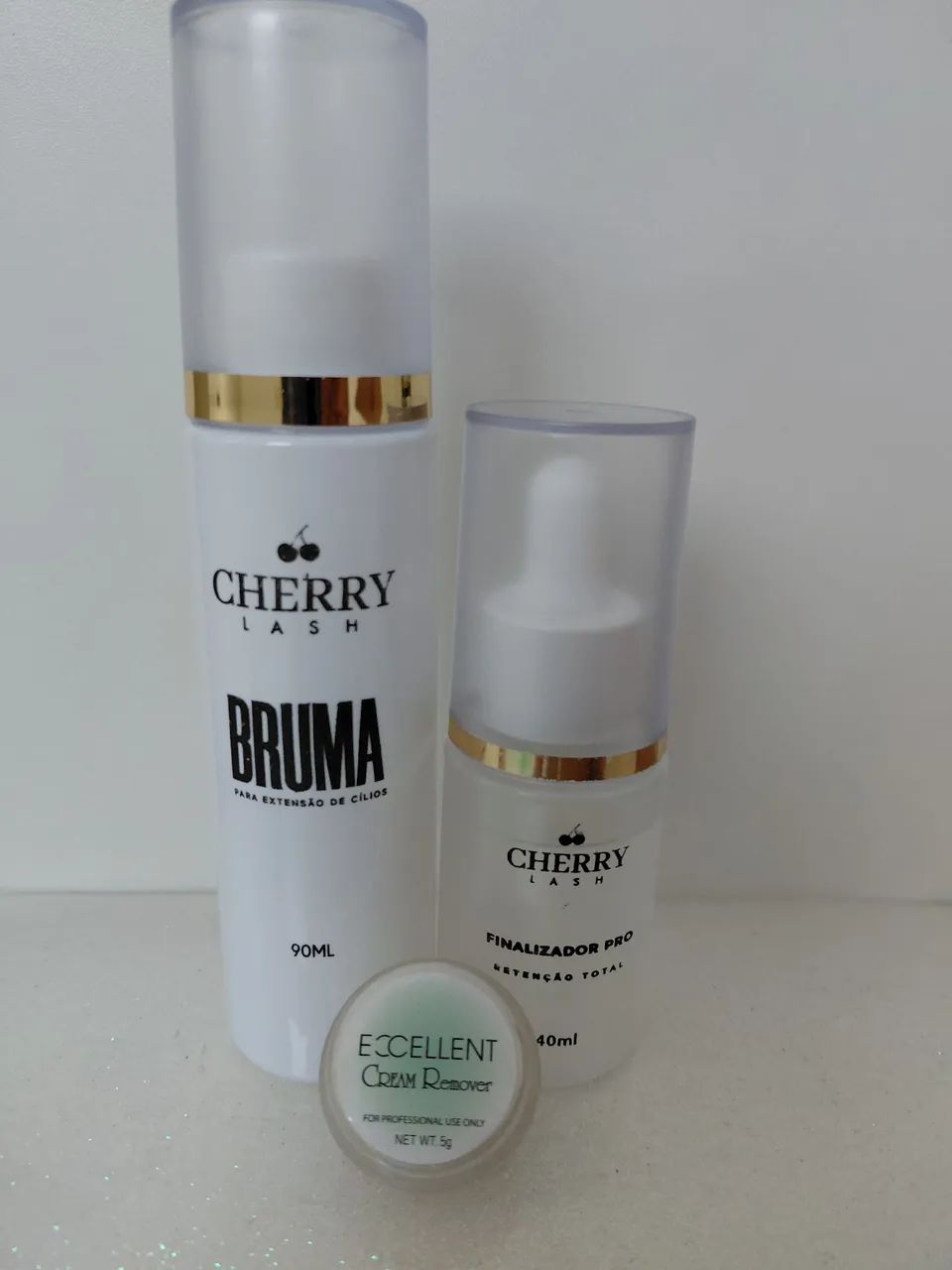 Bruma Cherry, Finalizador Pro Cherry e Removedor Creme Excellent 