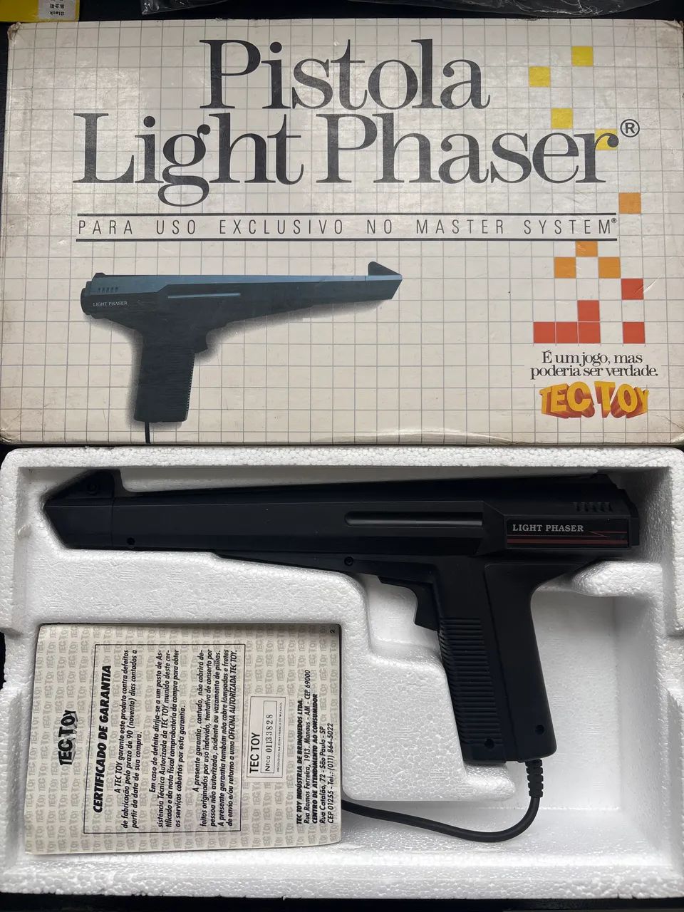 Pistola Light Phaser Tec Toy - Original 