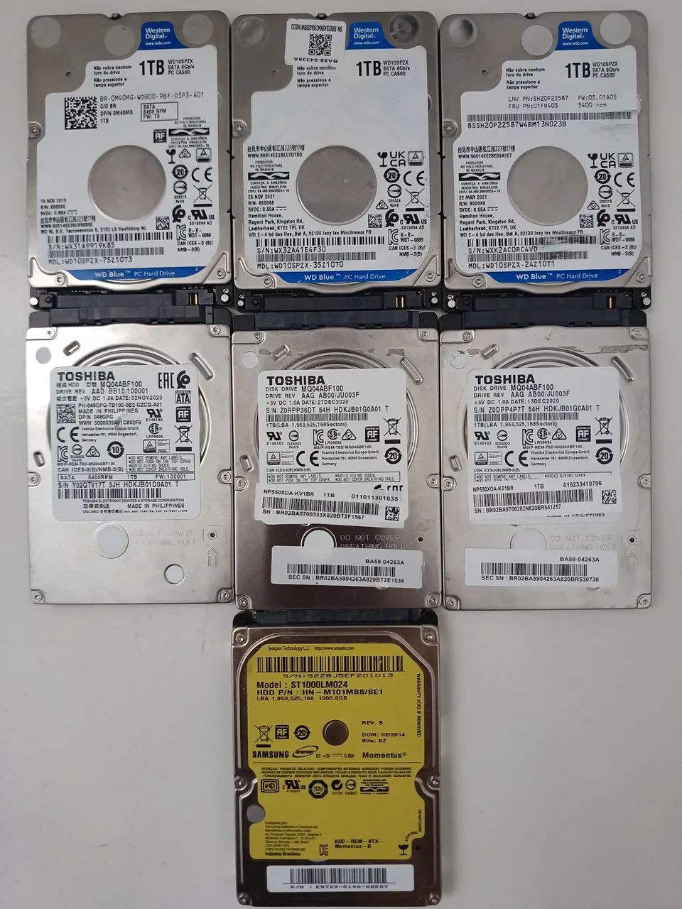 7 hds 1tb notebook 100% saudável  - Foto 4