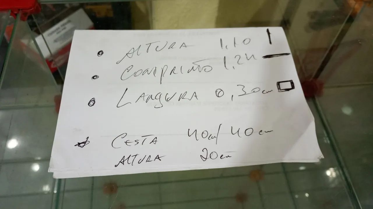 Balcão de vidro 24 cesta de armazenamento  - Foto 2