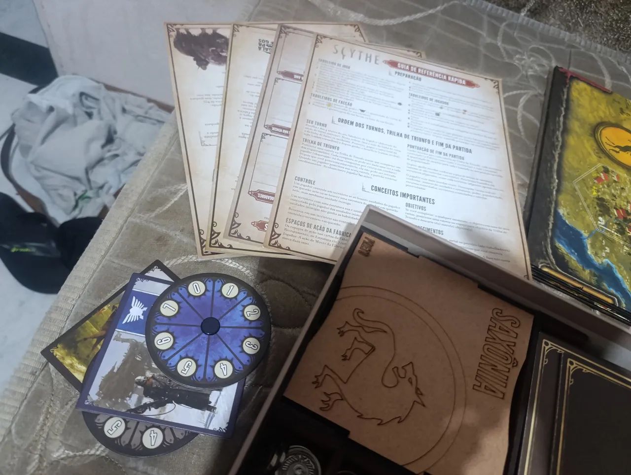 Scythe boas game + 3 expansão + extras - Foto 3
