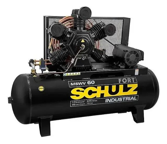 Compressor de ar elétrico Schulz Fort MSWV 60/425 425L 15hp - Foto 3