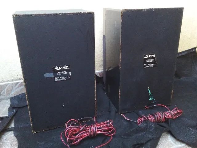 Par De Caixas Acústicas Sharp - CP-5000 - 25W - 8 Ohms - Foto 2