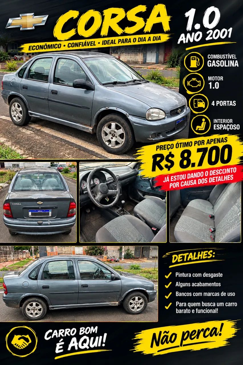 Chevrolet Corsa Wind 1.0 MPFI / EFI 2P 2001