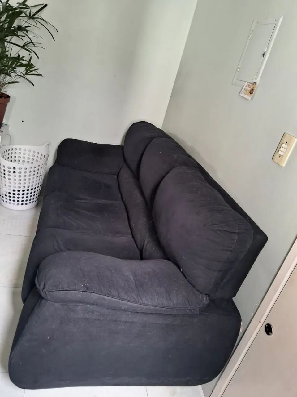 ? VENDO SOFÁ DE 2 E 3 LUGARES ? R$ 450,00 O JOGO.  - Foto 5