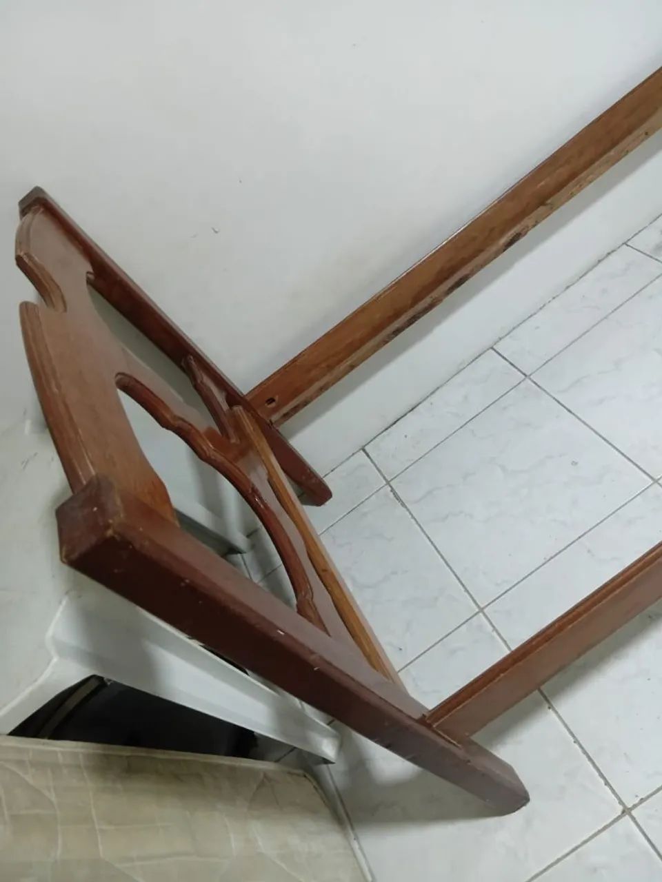 Cama solteiro de madeira - Foto 3