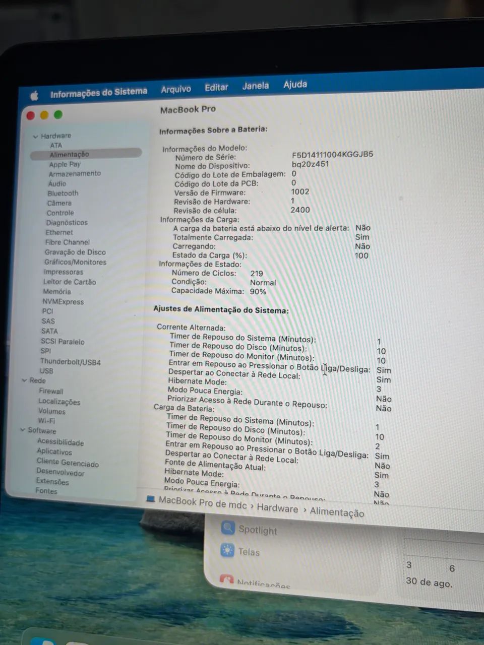 MacBook Pro M1 - SSD 265 - Foto 2