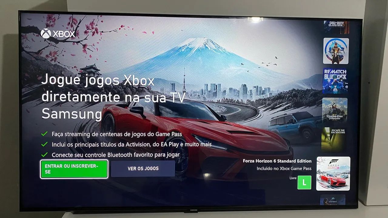 Smart tv 4k 50 polegadas Samsung Xbox integrado sem detalhes  - Foto 3