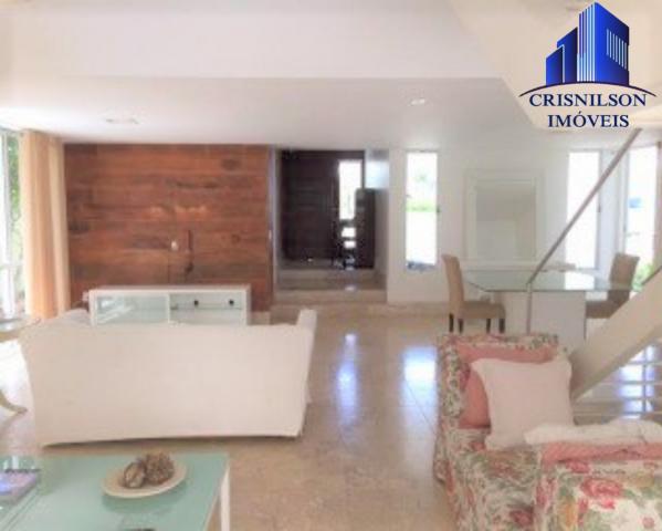 Casa à venda condomínio alphaville i salvador, decorada, 4 suítes, r$ 2.500.000,00, piscin - Foto 6