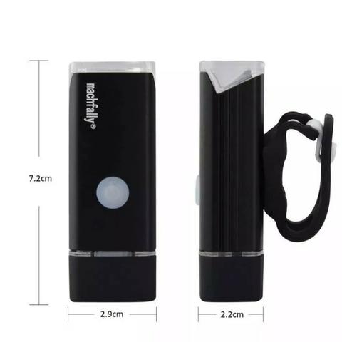 Bike Lanterna Farol Dianteiro Recarregável Usb 180 Lumens Pedal Noturno Bicicleta Forte - Foto 4