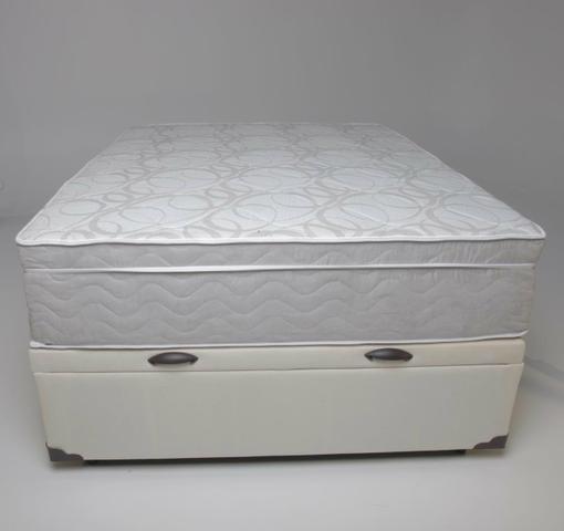 Conjunto box baú casal 138x188 + colchão de molas ensacadas pilow top Apenas 1199,00 - Foto 2