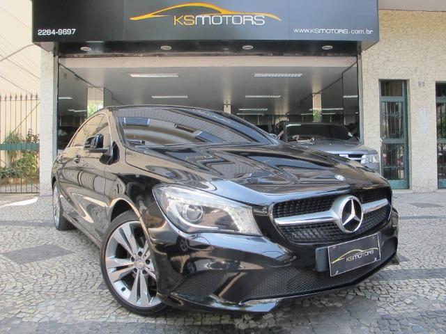 Mercedes CLA 200 First Edition com Teto Solar Elétrico Led's Bi-Xenon GPS Muito Novo 2014