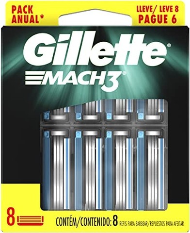 Promoçao  Carga Gillette MACH3 leve 8  pague 6  Perfeiçao ao barbear - Foto 2