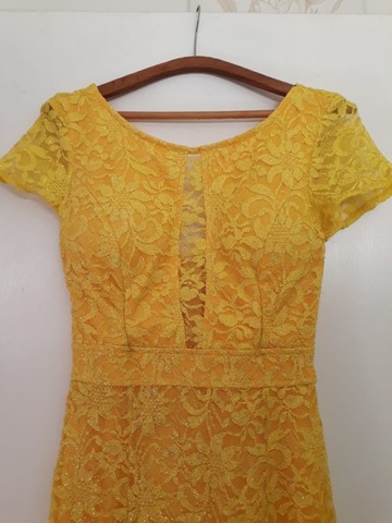 Vestido de Festa - Amarelo 