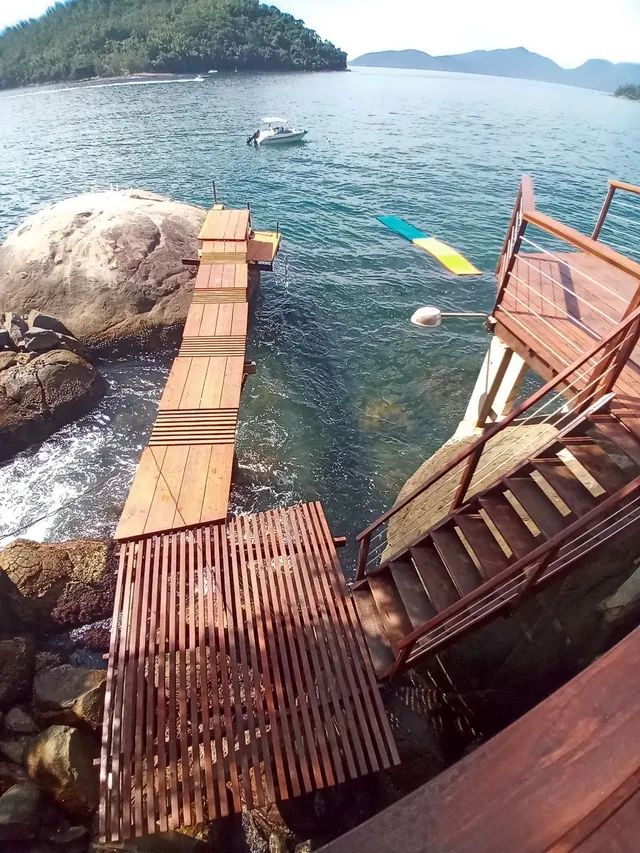 Alugo casa de Frente para o Mar c/ Píer e Dek, Caiaques e Tapete Flutuante. - Foto 2