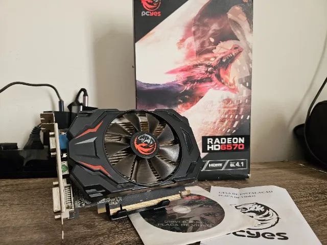 Placa de Vídeo PCYes AMD Radeon HD 6570