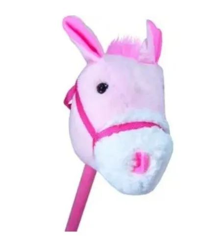 Cavalo de Pelúcia com Som - Rosa - Lovely Toys<br>