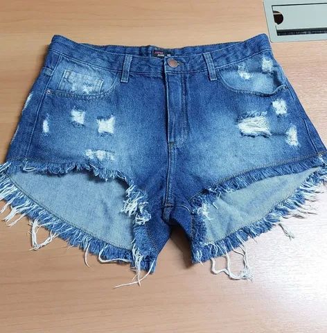 short jeans curto tamanho 42<br>  - Foto 2