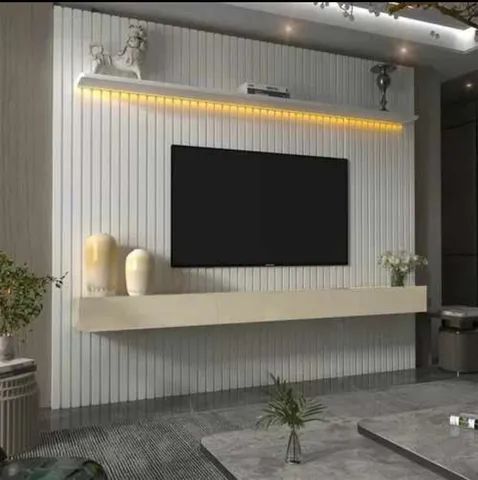 Sala quarto painel ripado 230 cm 