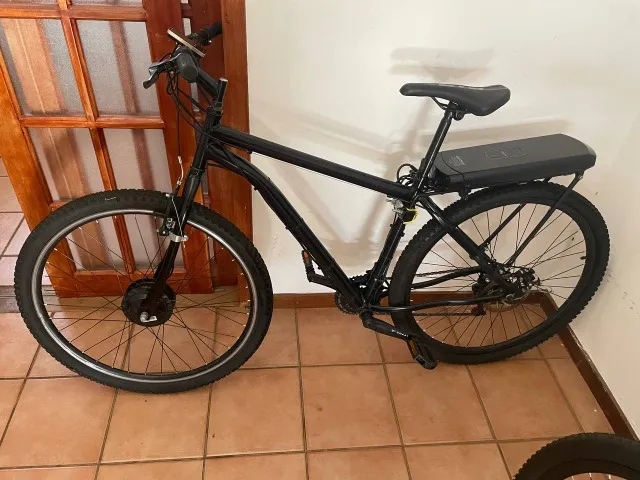 Bicicleta Elétrica Scooter Brasil 800W Aro 26 Garfo Fixo Com