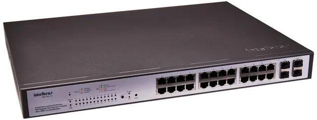 Switch Gerenciavel Poe 24p Giga  Intelbras Sg 2404 Poe  - Foto 2
