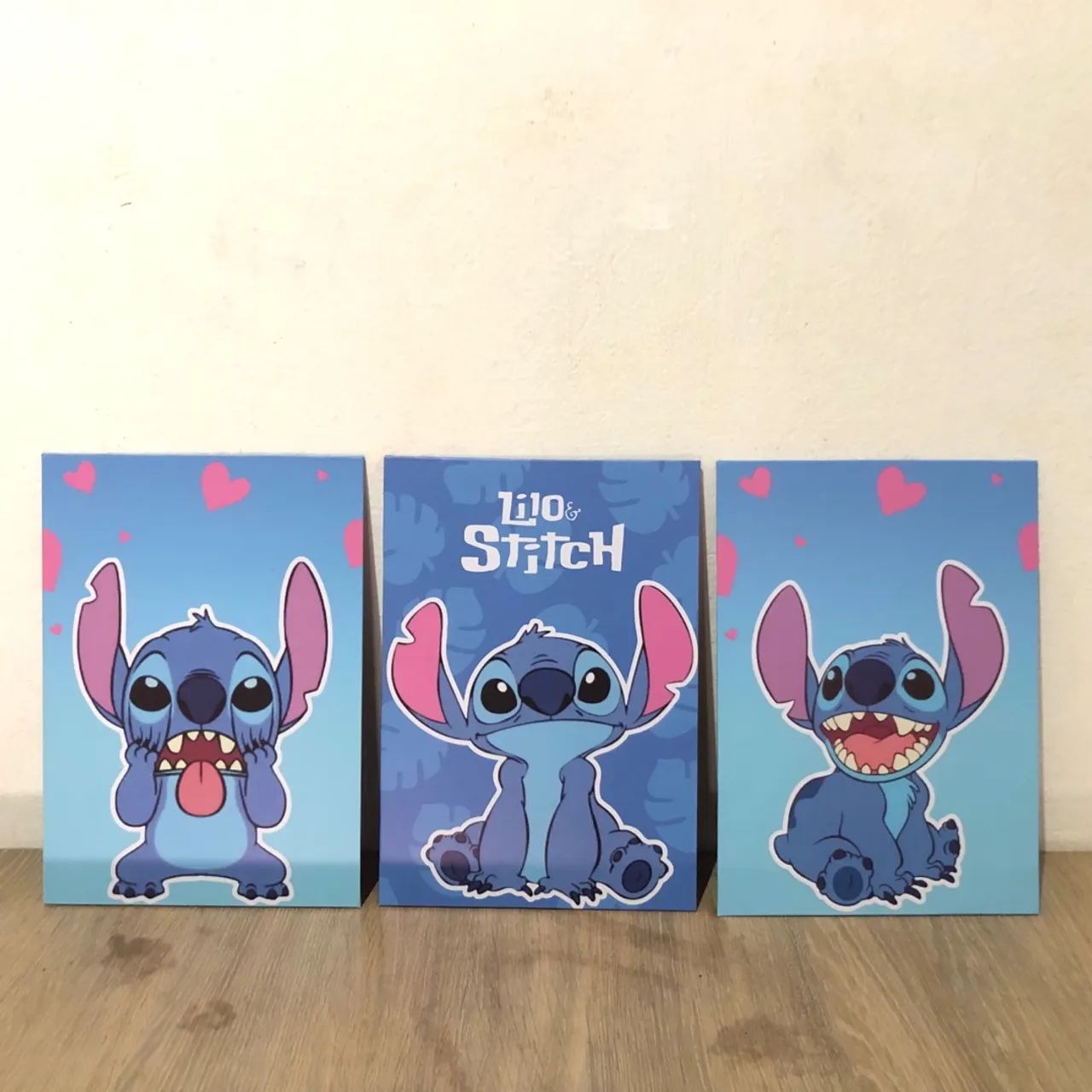 Placas decorativas do lilo e stitch