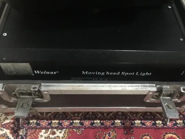 Par de Moving light Weinas M-1200 com Cases  - Foto 4