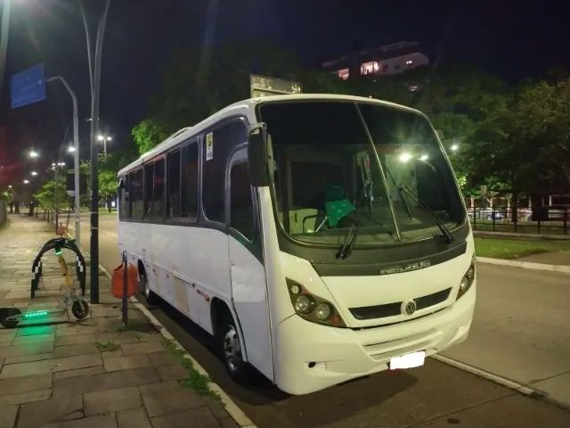 Micro, ano 2008, VW 9150/Cummins,Neobus 27 Recl. Ar, Cabine,WC, R$ consultar 5199706.9988 - Foto 2