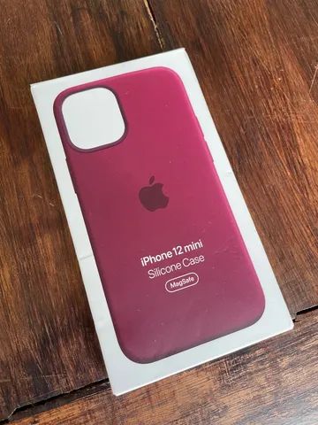 Capa de Silicone com MagSafe para iPhone 12 mini Ameixa Original Apple