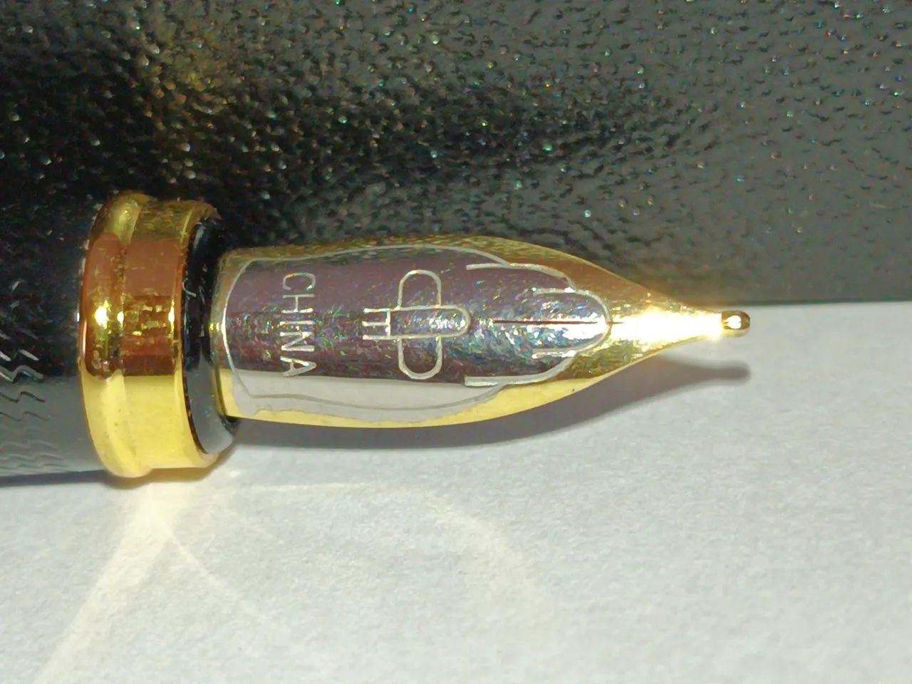 Par de Canetas Jinhao esferográfica e tinteiro - Foto 3