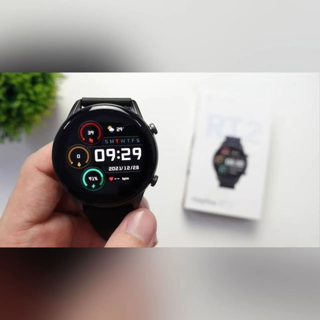 Smartwatch Xiaomi Haylou Rt Plus/Modo completo Esportivo-saúde/Tela curva infinita Retina - Foto 2