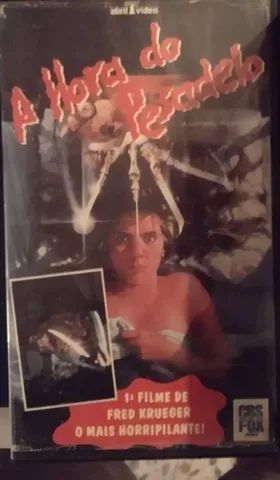 VHS A Hora do Pesadelo Freddy Krueger Raro