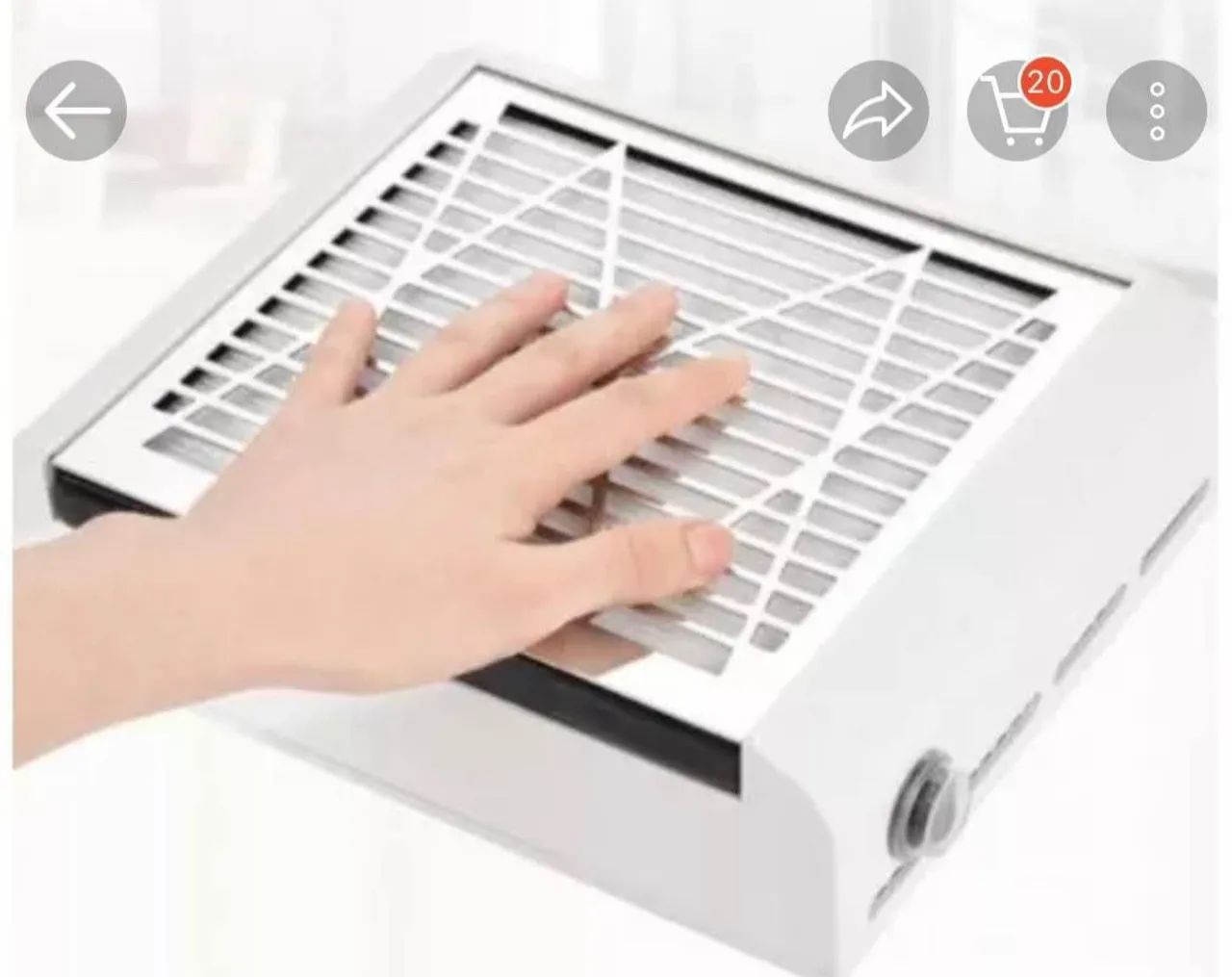 Aspirador de pó para unhas - Novo