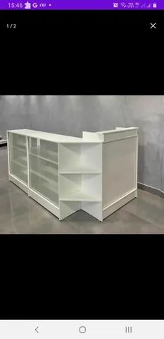 BALCÃO VITRINE CAIXA FECHADO - NOVO - ENTREGA RÁPIDA 