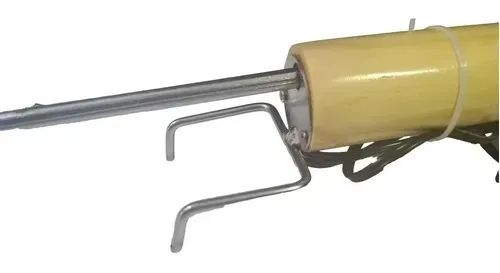 Espeto Churrasco Giratório 3 Pontas Eletrico Novo - Bivolt Com Regulagem - Envio Correio - Foto 3