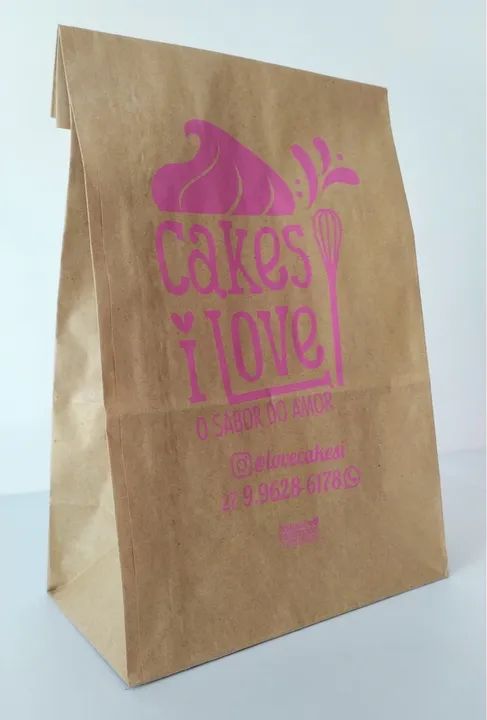 Saco de papel kraft personalizado  - Foto 5