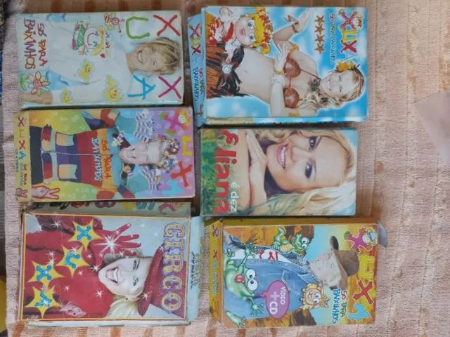fitas video cassete xuxa e eliana