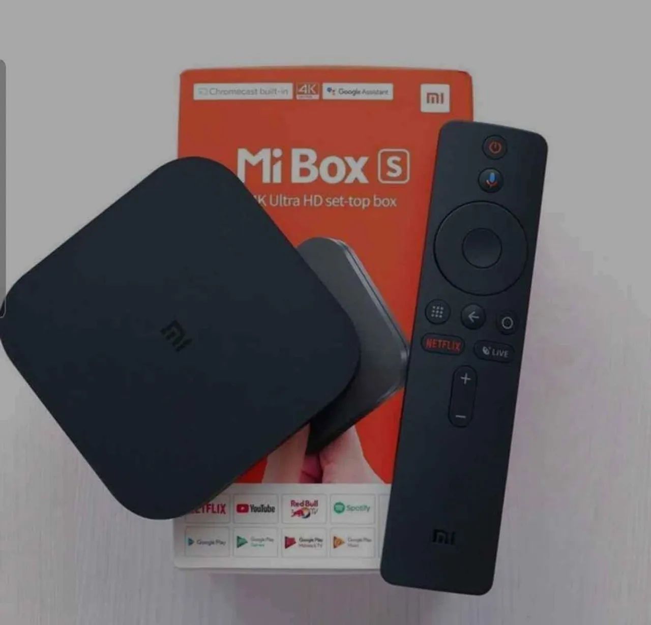 BOX TV XIAOMI Mi Box S-4K Ultra HD 8gb/controle com comando de Voz/A melhor/Sem travamento - Foto 2