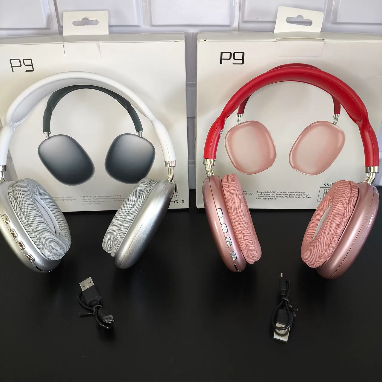 Fone de Ouvido Bluetooth P9 com Microfone