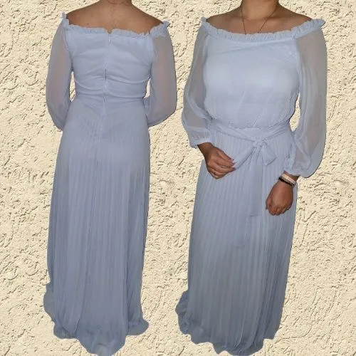 Vestido de festa azul