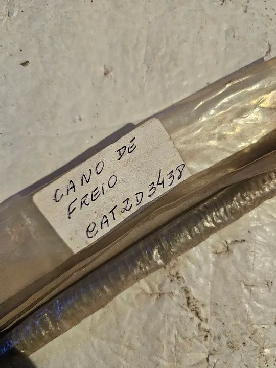 Motoniveladora caterpillar 120B 12E tubo freio novo original 2D3438 - Foto 3