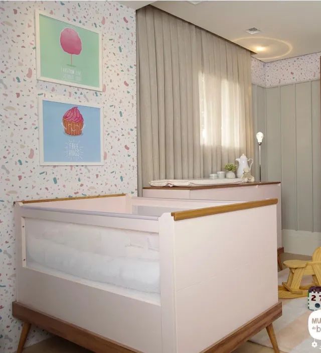 berço/mini-cama Canção de Ninar com colchão - Foto 3