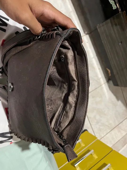 Bolsa de Ombro Marrom - Foto 3