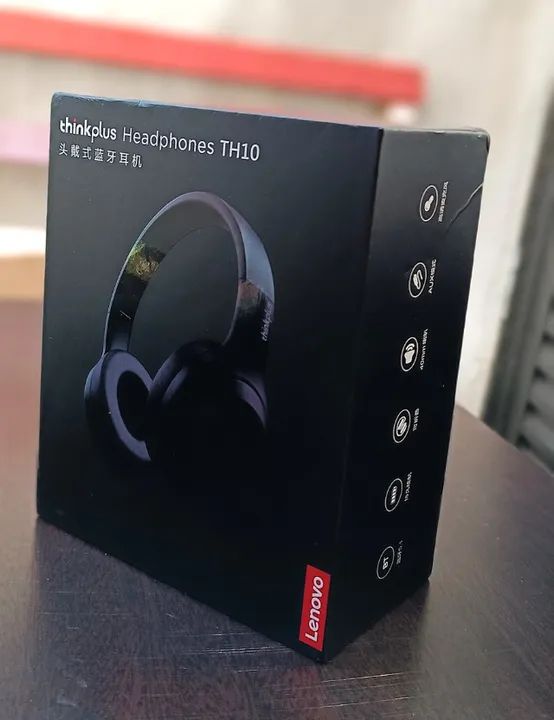 Fone De Ouvido Lenovo, Bluetooth Só tem Preto  Isolamento de ruido. 3x sem juros!!! - Foto 3