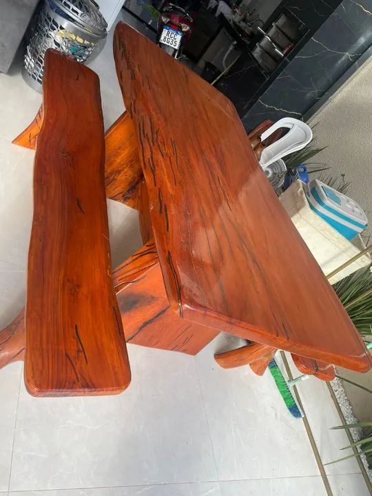 Mesa rústica de 2 metros, PROMOÇÃO 