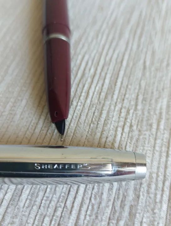 Caneta Tinteiro Sheaffer's - original - raridade - Foto 2